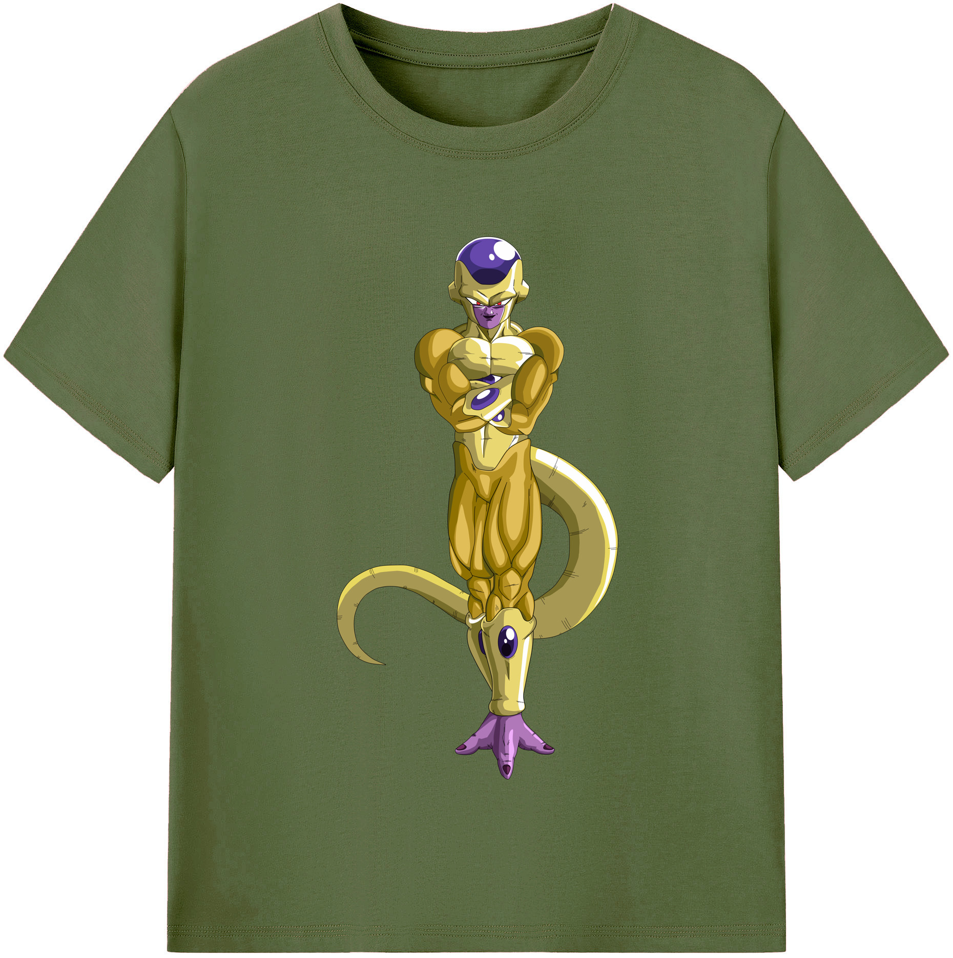 （画像用） ドラゴンボール フリーザ DRAGON BALL Frieza 綿100％半袖Tシャツ（フロントプリント）